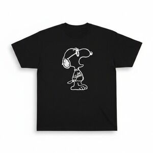 Kaws x Uniqlo‎ x Peanuts Joe Kaws Yawn Outline Tee Black L